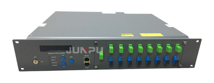 Junpu Pon Edfa Wdm 1550 8 Combiner 17dbm แต่ละพอร์ตอุปกรณ์ใยแก้วนำแสง 1