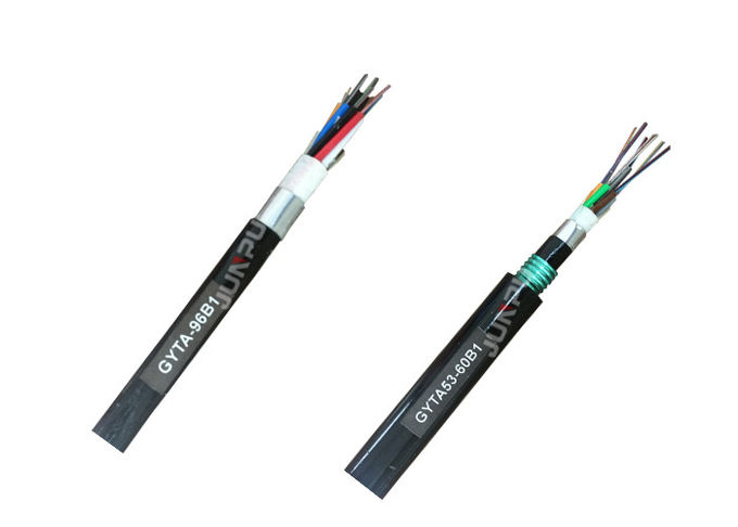 ADSS Outdoor Multimode Fiber Optic Cable พร้อมระบบขนส่งไฟฟ้าแรงสูง 0