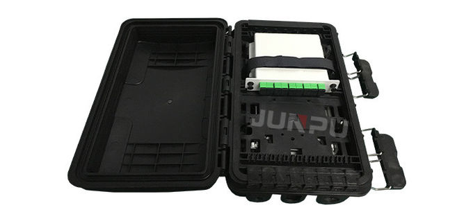 JUNPU Aerial 16 core Fiber Optic Enclosures Outdoor IP68 with Cassette หรือ PLC splitter 1
