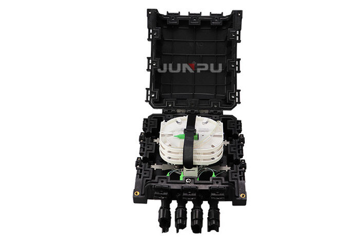 กล่องกระจายไฟเบอร์ออปติกกลางแจ้ง JUNPU พร้อมอะแดปเตอร์ SC เต็ม 2